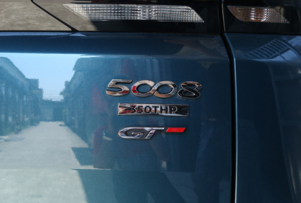 Chữ GT trang trí xe Peugeot
