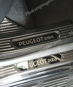Nẹp bậc xe Peugeot 2008 cacbon